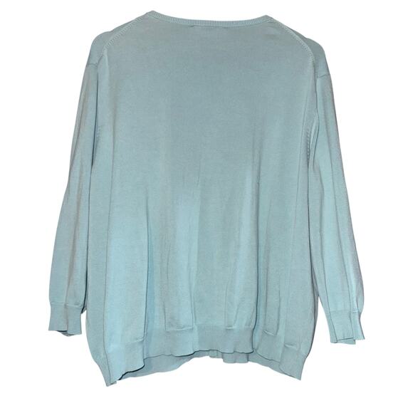 Vintage Pendleton Silk Blend Cardigan Womens 3X Garden Floral Embroidered Costal - Picture 3 of 4